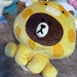 Yellow Bear Giraffe Plush Toy